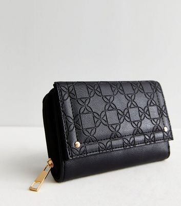 Pink Quilted Leather-Look Clasp Purse | New Look